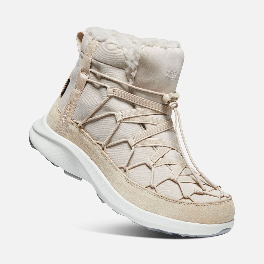 Keen Laarzen Dames Beige - Uneek Snk Waterproof - 93627-BRIS